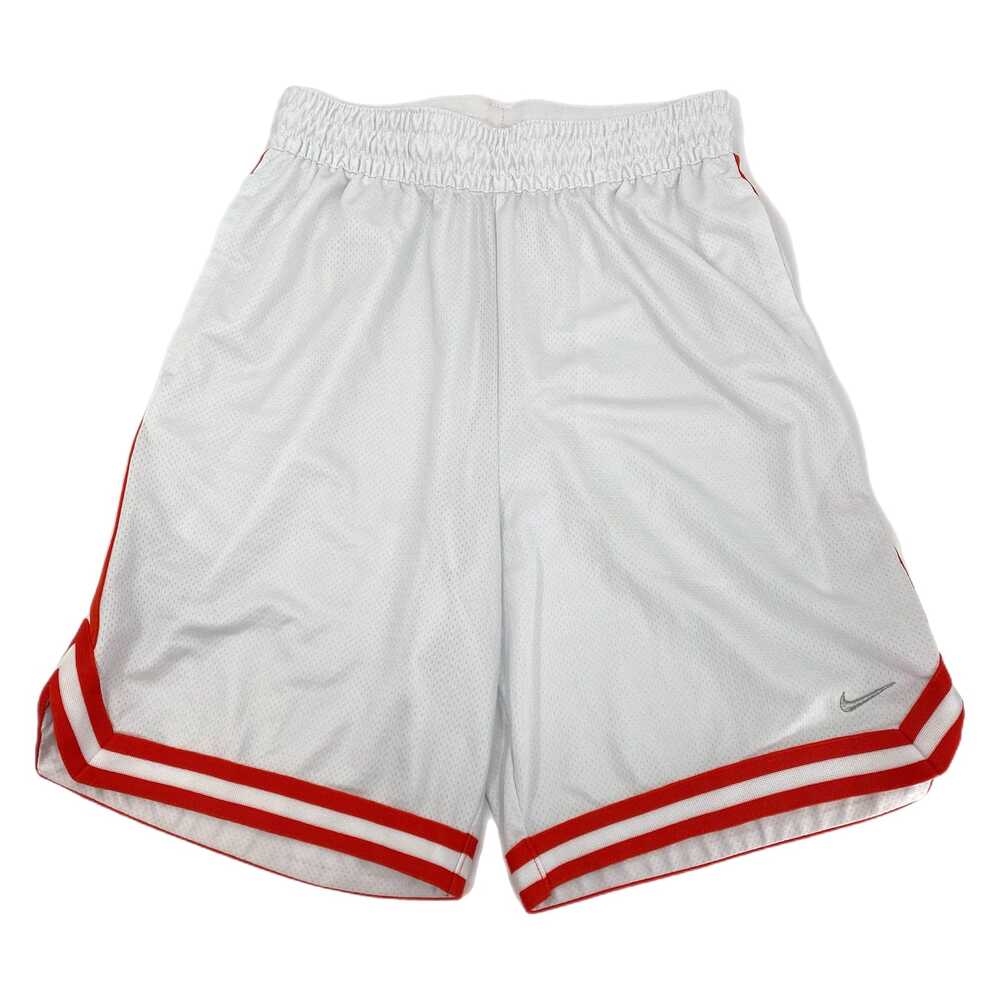 Nike White Red Athletic Shorts | Size S